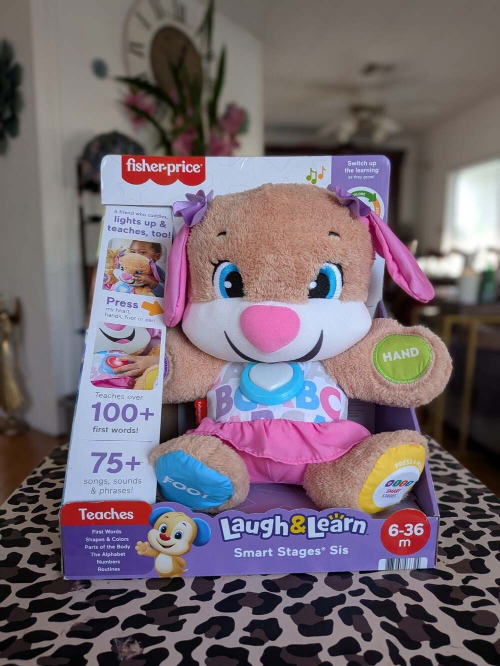 Fisher-Price Laugh & Learn Smart Stages Sis Plush Puppy Toy
